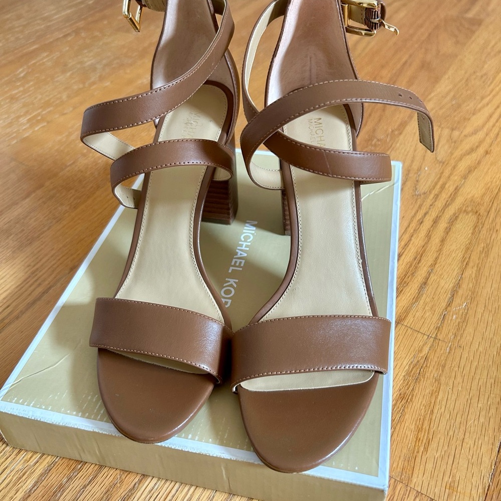 Michael Kors Tan Strappy Heels